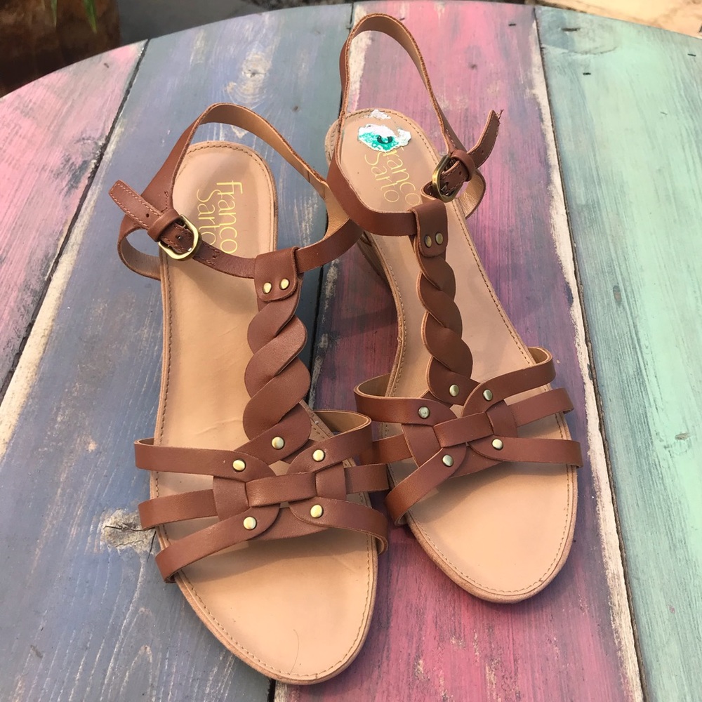 Brown Strappy Heels